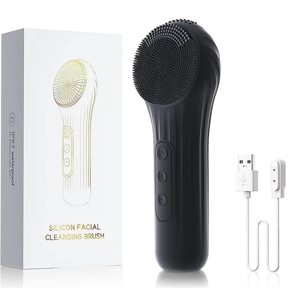 Electric Silicone Facial Scrubber
