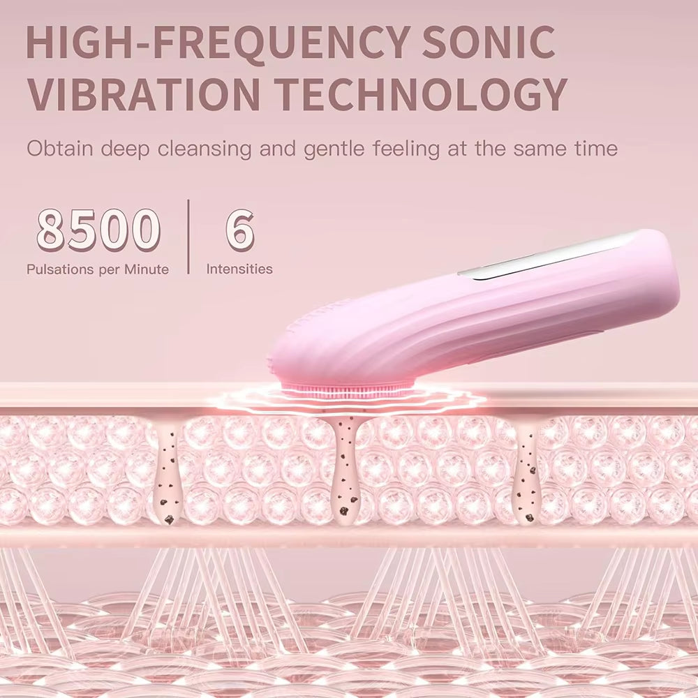 Electric Silicone Facial Scrubber