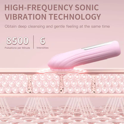 Electric Silicone Facial Scrubber
