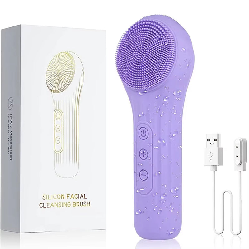 Electric Silicone Facial Scrubber