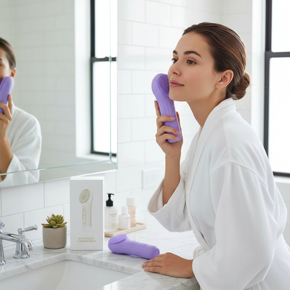 Electric Silicone Facial Scrubber