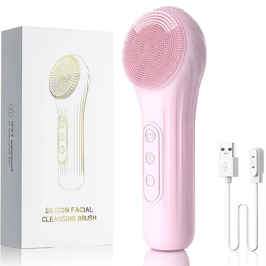 Electric Silicone Facial Scrubber